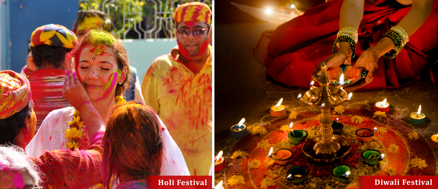 Holi & Diwali Festivals